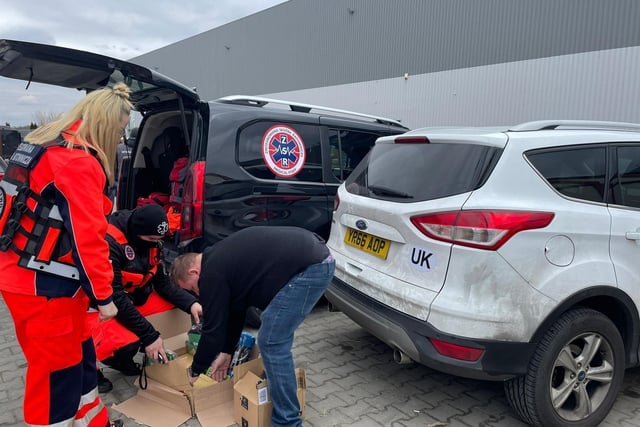 Members of Bridge to Unity, from Emsworth, delivering supplies to the border between Poland and Ukraine to help Ukrainian refugees

March 5/6, 2022