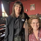 Dr Anne Ganzert of the University of Konstanz (left) and Dr Stephanie Garrison, of the University of Aberdeen (right), have both researched the impact Outlander has had on its fans. PIC: Contributed.