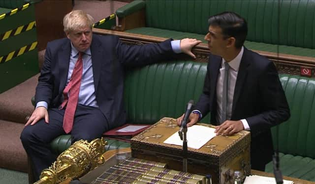 Chancellor of the Exchequer Rishi Sunak delivers a summer economic update in a statement to the House of Commons