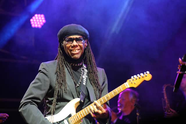 Nile Rodgers will be appearing with his band Chic at the TRNSMT festival in Glasgow in July. Picture: Paul Windsor