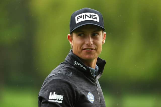 Calum Hill looks on as he walks on the 17th hole during the second round of The Betfred British Masters hosted by Danny Willett at The Belfry. Picture: Andrew Redington/Getty Images.
