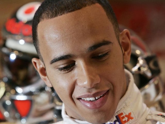 British F1 racing driver Lewis Hamilton won his first BBC Sports Personality of the Year award in 2014 following his F1 World Championship win and his first with Mercedes.