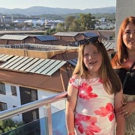 Pamela Ferrie of herself with her 11-year-old daughter Alyssa Ferrie