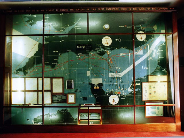 HMS Dryad map