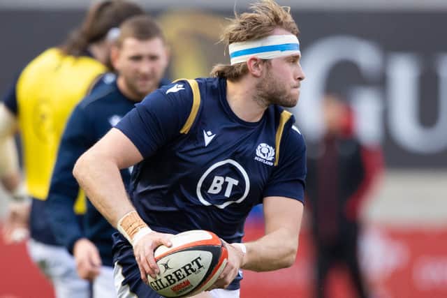 Jonny Gray is a team-mate of Sam Skinner's for club and country. Picture: Craig Williamson/SNS