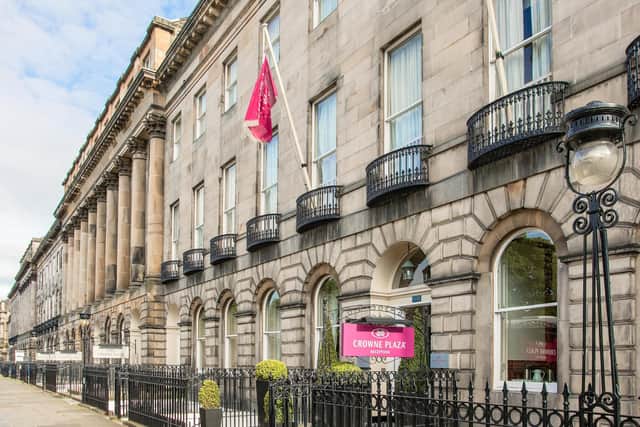 Castleforge Partners has snapped up the Crowne Plaza hotel on Royal Terrace, noting that the establishment was located close to the new St James Quarter development.
