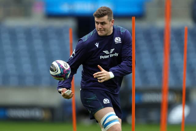 Scott Cummings will tie the knot this summer after a long season with Glasgow and Scotland. (Photo by David Rogers/Getty Images)