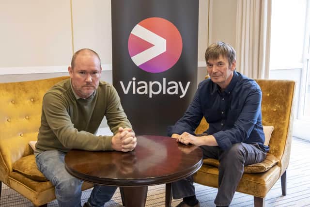 Fife-born writers Gregory Burke and Ian Rankin are joining forces to create the new TV adaptation of the Rebus novels. Picture: Robert Perry