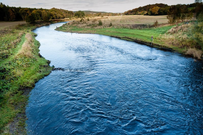 The 60-mile-long River Deveron rises in the Ladder Hills, in the Grampian mountain range, flowing east through farmland and being joined by first the River Bogie and then the RIver Isla, before travelling through Turriff to the Moray Firth. The Deveron has a reputation as top class salmon river, with runs of spring, summer and autumn salmon. It is also where the largest ever fly-caught salmon (61lbs)  was caught by the legendary Mrs Clementina 'Tiny' Morison on October 21, 1924.