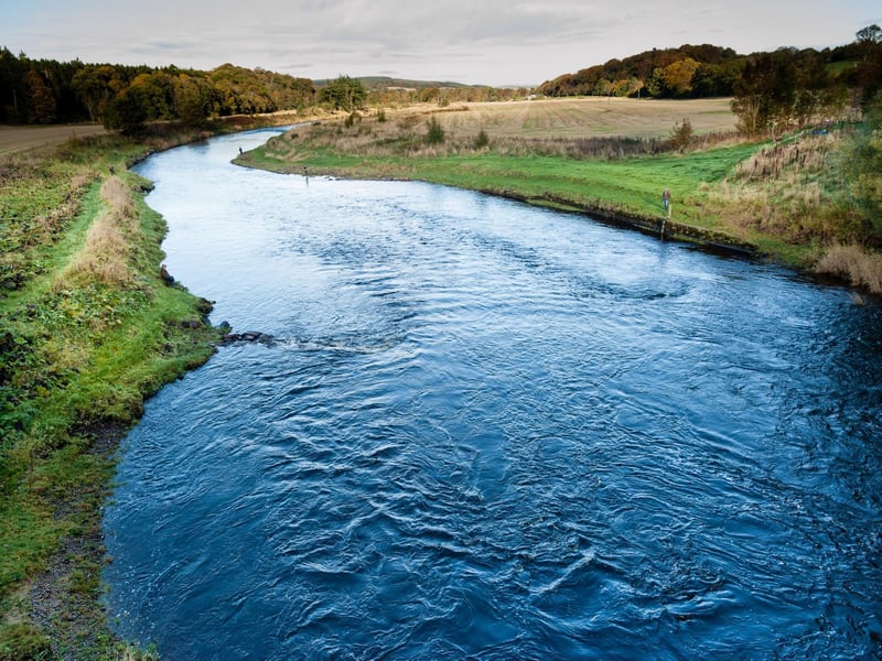 The 60-mile-long River Deveron rises in the Ladder Hills, in the Grampian mountain range, flowing east through farmland and being joined by first the River Bogie and then the RIver Isla, before travelling through Turriff to the Moray Firth. The Deveron has a reputation as top class salmon river, with runs of spring, summer and autumn salmon. It is also where the largest ever fly-caught salmon (61lbs)  was caught by the legendary Mrs Clementina 'Tiny' Morison on October 21, 1924.