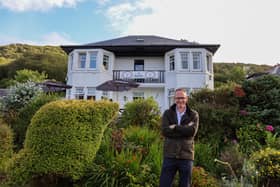 Scotland minister John Lamont at Arran's re-opened Lochranza Country Inn, which received £300,000 in UK Government funding
