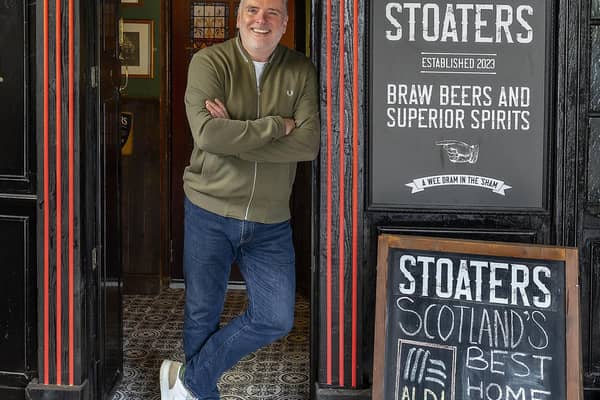 Iain Mason outside Stoaters