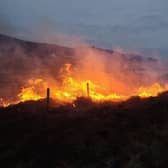 Firefighters have warned of the risk of wildfires over the weekend amid soaring spring temperatures.