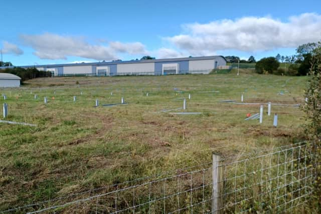 The water treatment plant at Balmore will be powered by a solar array