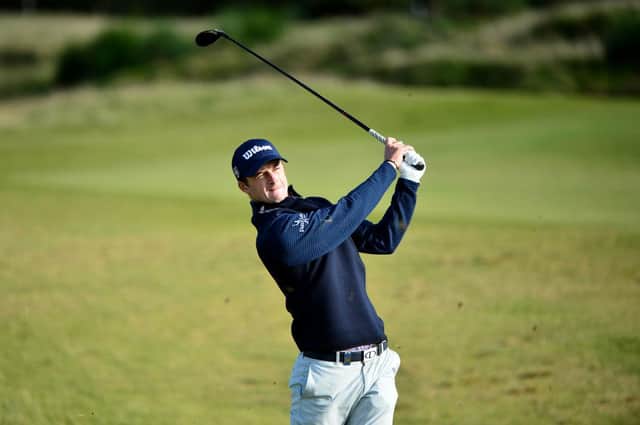 David Law on his debut in the Alfred Dunhill Links Championship at Kingsbarns in 2019. Picture: Mark Runnacles/Getty Images.
