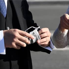 Masks will stay during wedding ceremonies
