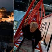 Lockdown flouting teens scale crane and bus surf in Edinburgh city centre