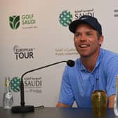 Paul Casey during a press conference prior of the Saudi International powered by SoftBank Investment Advisers at Royal Greens Golf and Country Club in King Abdullah Economic City, Saudi Arabia. Picture: Ross Kinnaird/Getty Images.