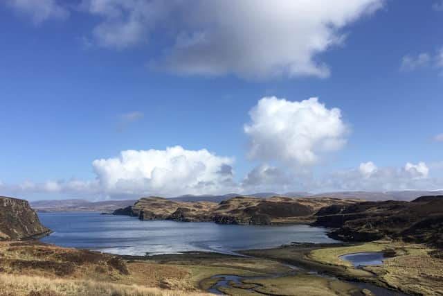 Views of Loch Diubaig, in the north-west of Skye, will be dominated by new wind turbines if developers get their way. Picture: Andrew Robinson