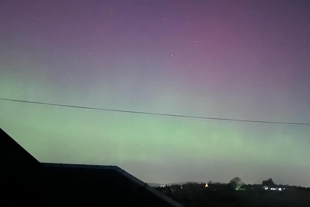 The Northern Lights have been spotted across parts of Scotland