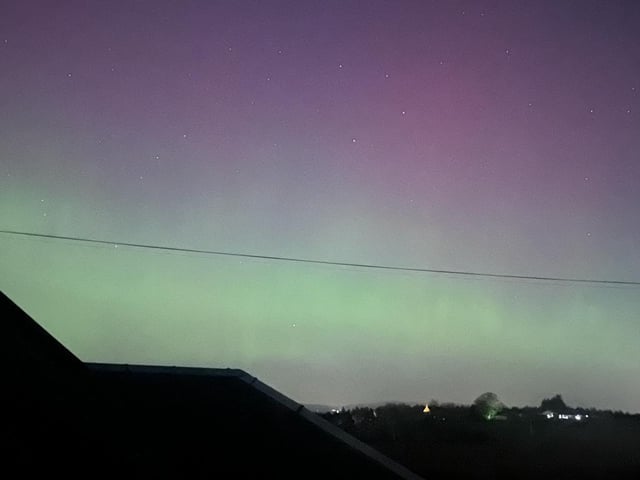 The Northern Lights have been spotted across parts of Scotland