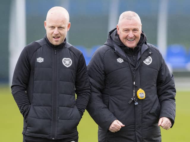 Frankie McAvoy has explained the coaching dynamic at Hearts and Steven Naismith's role. (Photo by Mark Scates / SNS Group)