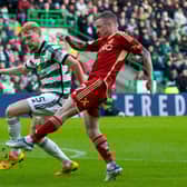 Celtic's Liam Scales was coming up against his former club in Aberdeen and earned praise from his manager.