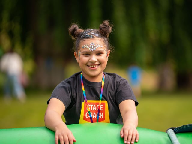 A Stagecoach Edinburgh student enjoying the event