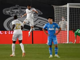 Karim Benzema scored a world class goal for Real Madrid. Picture: Getty