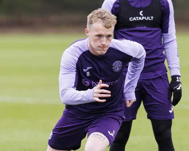 Jake Doyle-Hayes is now back in full Hibs training after injury.