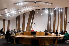 Nicola Sturgeon gives evidence to the Scottish Parliament committee examining the handling of harassment allegations against Alex Salmond. (Picture: Jeff J Mitchell/Getty)