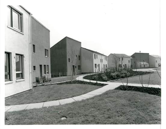 The new houses in Murray Drive - the only properties to be built under the New Town plan. PIC: Stonehouse Heritage Group