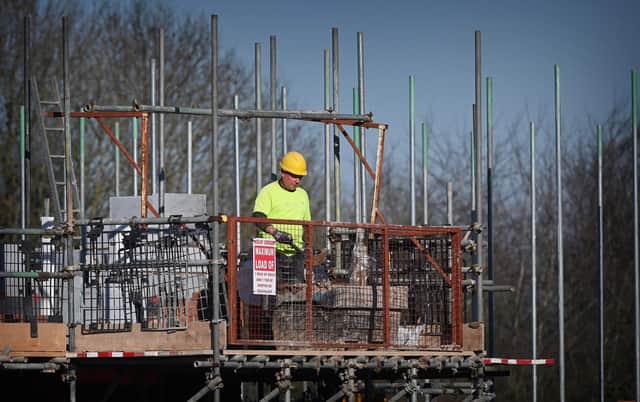 February saw a 'welcome' rise in overall output in the construction sector. Picture: Paul Ellis/AFP via Getty Images.