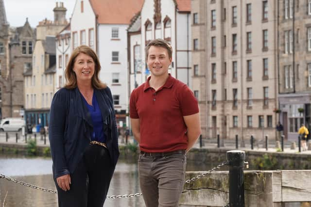 Julie Grieve and Patrick Clover of Edinburgh-based Stampede. Picture by Stewart Attwood Photography