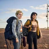 Julia Garner and Jessica Henwick in The Royal Hotel PIC: See Saw Films