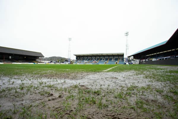 A decision will be made on whether Dens Park can host Dundee v Rangers on Tuesday. (Photo by Ewan Bootman / SNS Group)