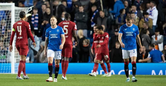 Rangers' 7-1 mauling by Liverpool that marked the club's joint-worst defeat has set up a fearful prospect for Giovanni van Bronckhorst's men. (Photo by Alan Harvey / SNS Group)