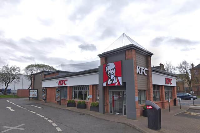 Six members of staff at the Pollokshaws KFC branch in Glasgow have tested positive for Covid-19. Pic: Google
