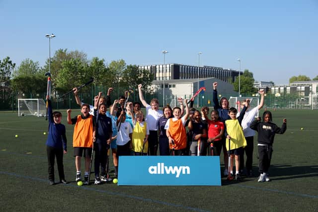 Tess Howard, one of the other 15 athletes who will also receive funding like Love, put on a session for school children as she launched the announcement of the recipients of the ChangeMaker fund.