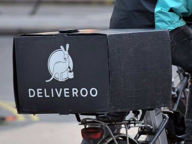 Deliveroo has been boosted by a series of lockdowns over the past 16 months or so with restaurant closures and travel restrictions forcing consumers to order food online. Picture: Nick Ansell/PA Wire
