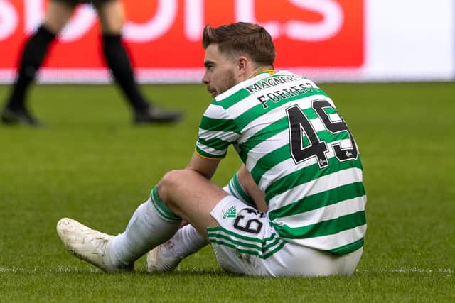 James Forrest picked up a hamstring injury last weekend.