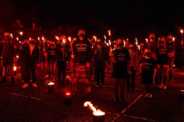 The Bloody Scotland crime writing festival, which usually begins with a torchlight procession, has become one of Stirling's best-known events. 
Picture: Paul Reich