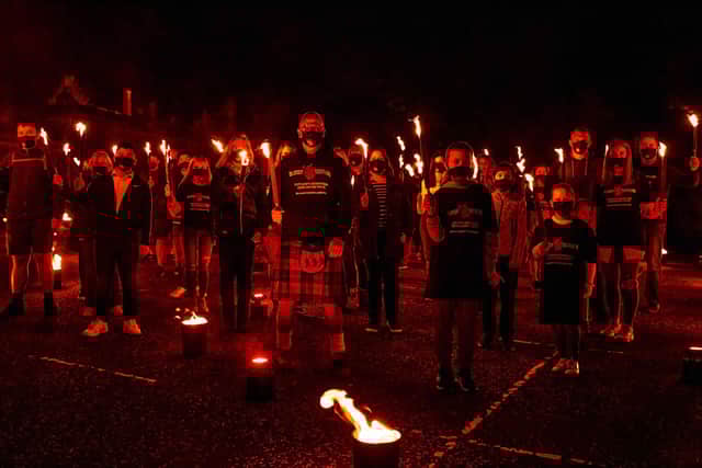The Bloody Scotland crime writing festival, which usually begins with a torchlight procession, has become one of Stirling's best-known events.
Picture: Paul Reich
