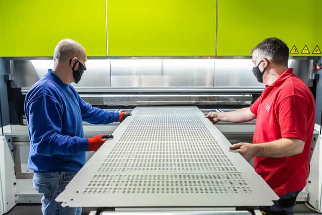 Glenrothes-based Fife Fabrications said the new machinery would create the capacity needed to support its growth plans. Picture: Nick Mailer