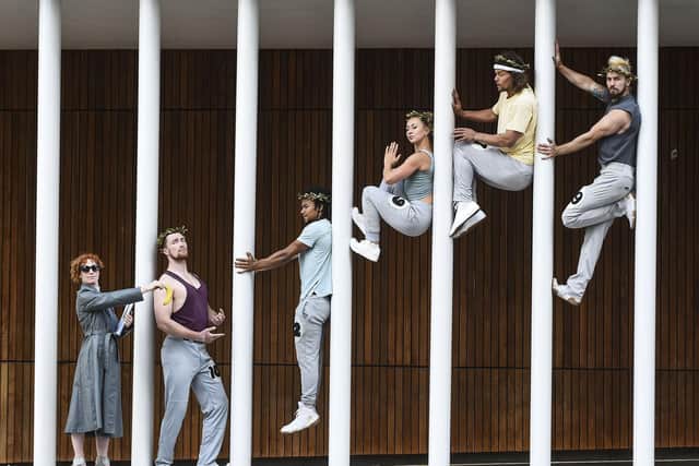 The Barely Methodical Troupe are appearing at the Music Hall at the Assembly Rooms during this year's Fringe. Picture: Lisa Ferguson
EDINBURGH FINGE 2022 - Barely Methodical Troupe - KIN
The UK's hottest circus company, Barely Methodical Troupe brings you their five-star hit about group dynamics and camaraderie. Their physical prowess is deftly deployed, as tumbling, flying and catching become challenges and opportunities for individual bids for recognition. KIN was an instant hit with audiences and critics, playing sell-out shows at the Roundhouse and London International Mime Festival 2022. BMT is at the forefront of a new kind of physical performance, creating highly entertaining shows that mix the show-stopping acrobatics of circus with the emotional punch of theatre. 'A beautiful, sad, funny complicated thing' ***** (Stage).