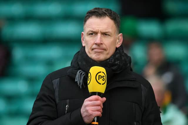 Media pundit Chris Sutton, who is a former Celtic striker.