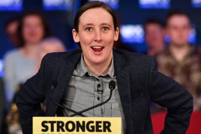 SNP MP Mhairi Black had to apologise for drinking lager on a Scotrail train (Picture: Jeff J Mitchell/Getty Images)