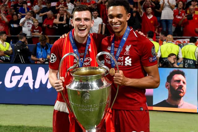 The brilliant full-back double-act of Andy and Trent Alexander-Arnold helped win the Champions League as well