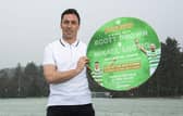 Celtic icon Scott Brown returns to his old Lennoxtown stomping ground to promote a special evening to be held at the SECC on May 18 that will see the  37-year-old and former team-mate Mikel Lustig  honoured. (Photo by Craig Foy / SNS Group)