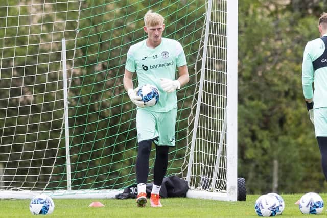 On-loan goalkeeper Ryan Schofield is the latest player to depart Hibs after being recalled by Huddersfield Town. (Photo by Mark Scates / SNS Group)